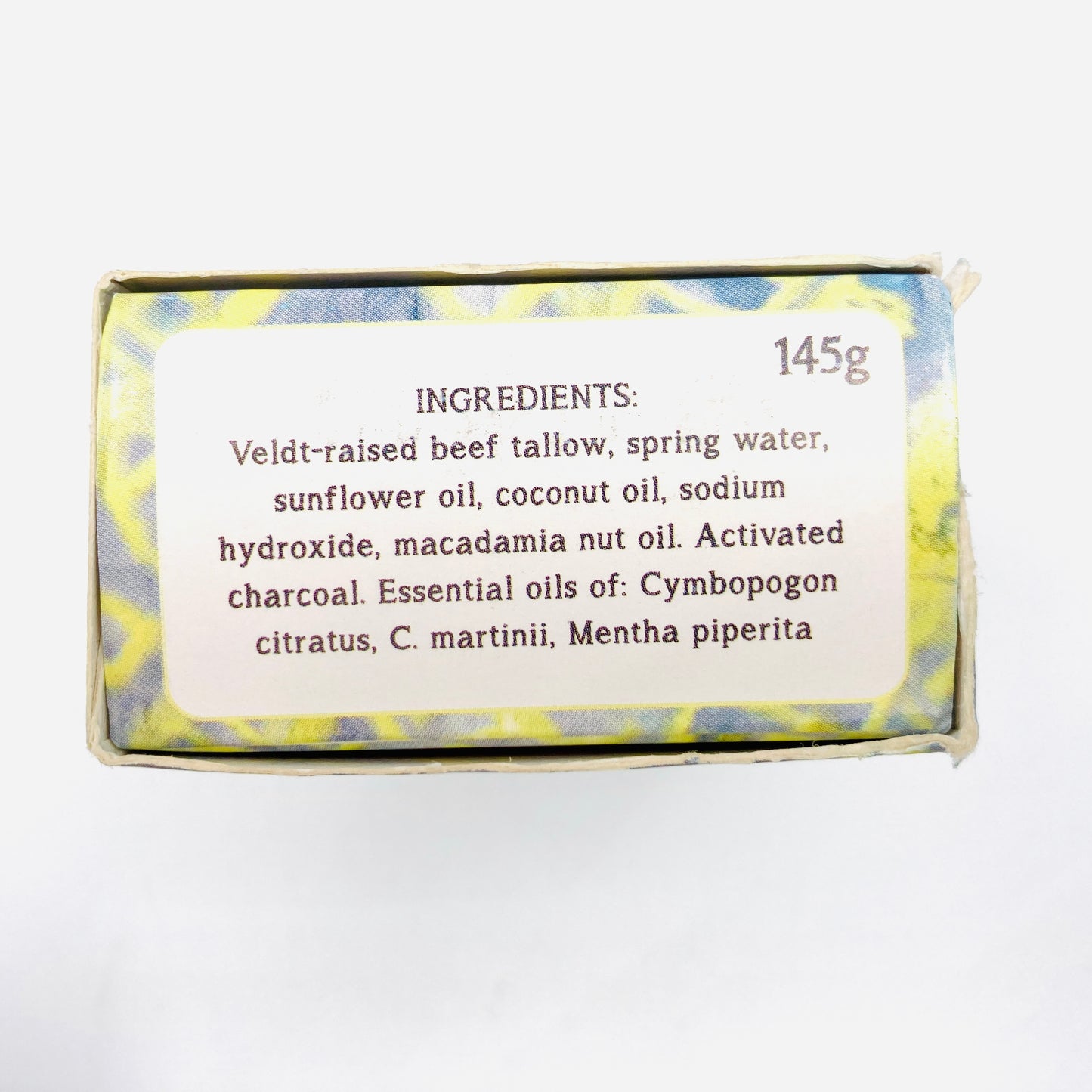 KAROO Seife Lemongras & Charcoal