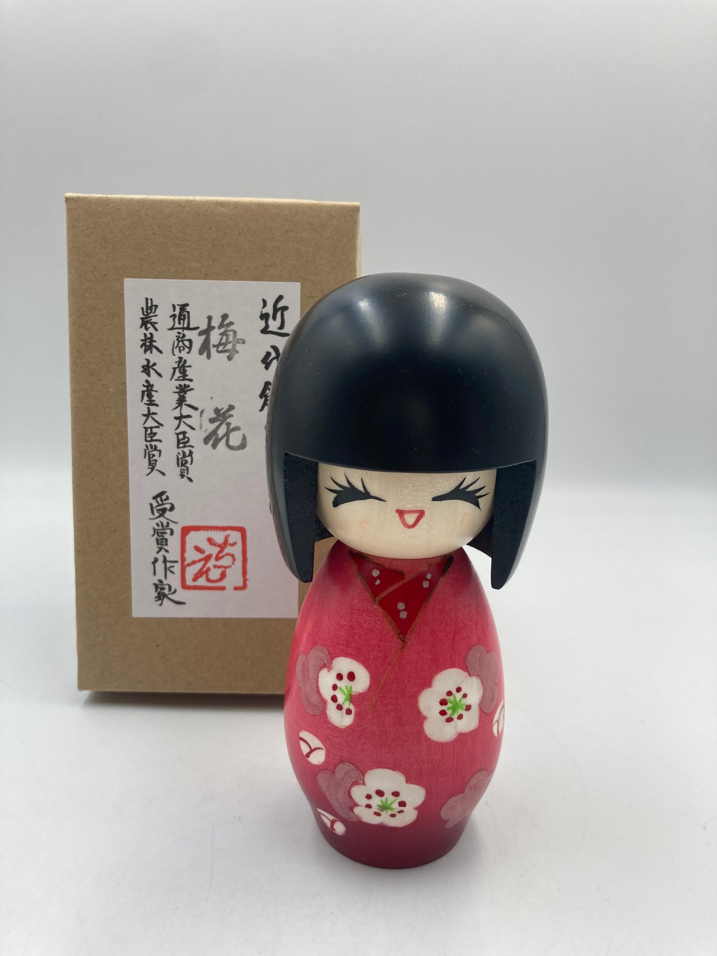 Kokeshi BAIKA (Pflaumenblüte)