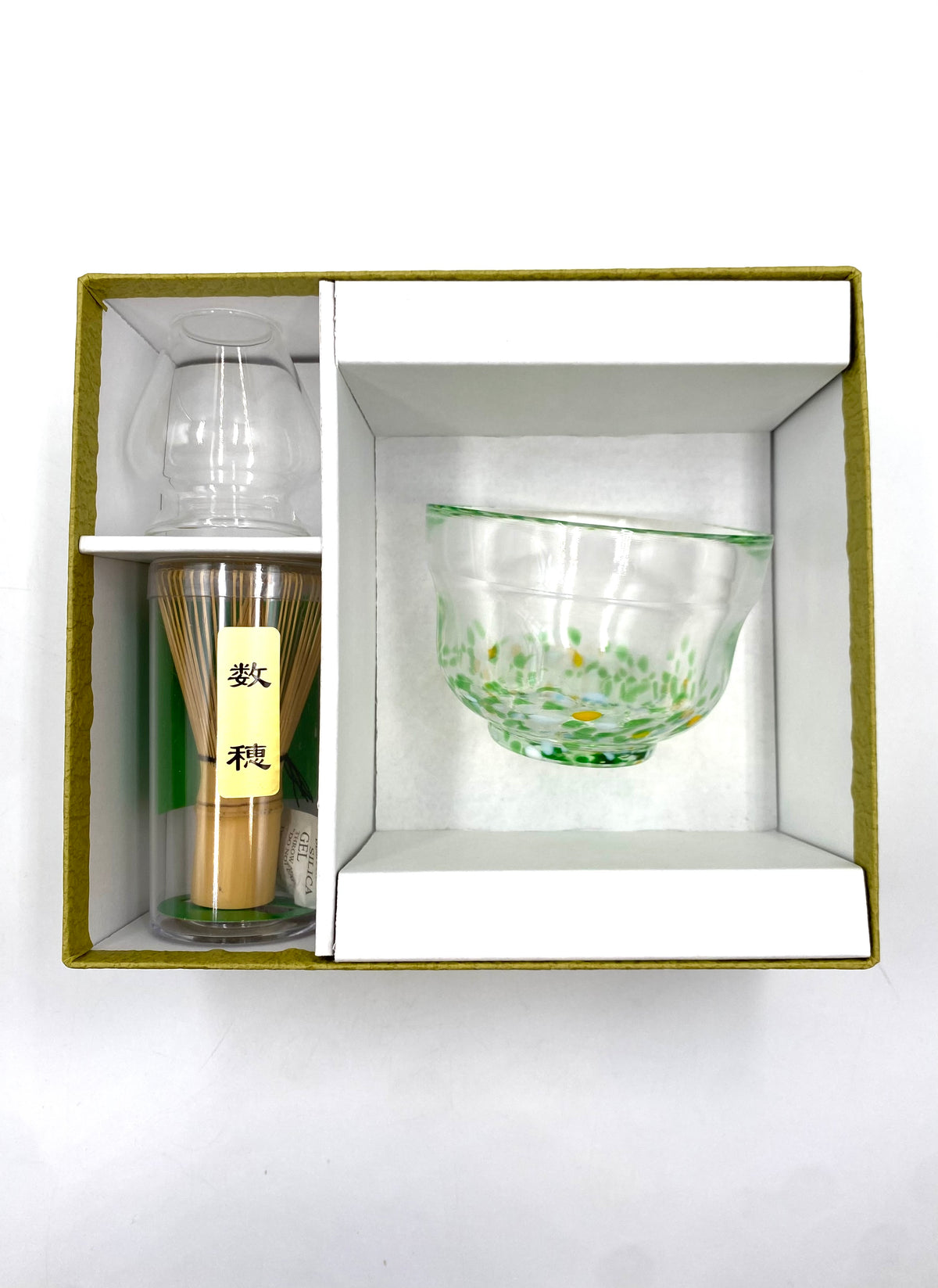 Matchaset 3teilig GLAS Tokoname