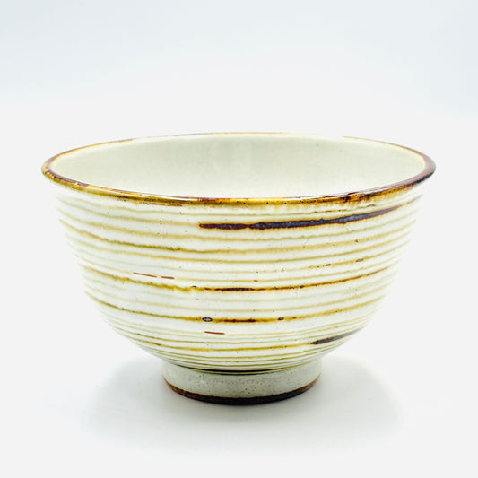 Schale YUNOMI handgemalt/beige-braun Japan