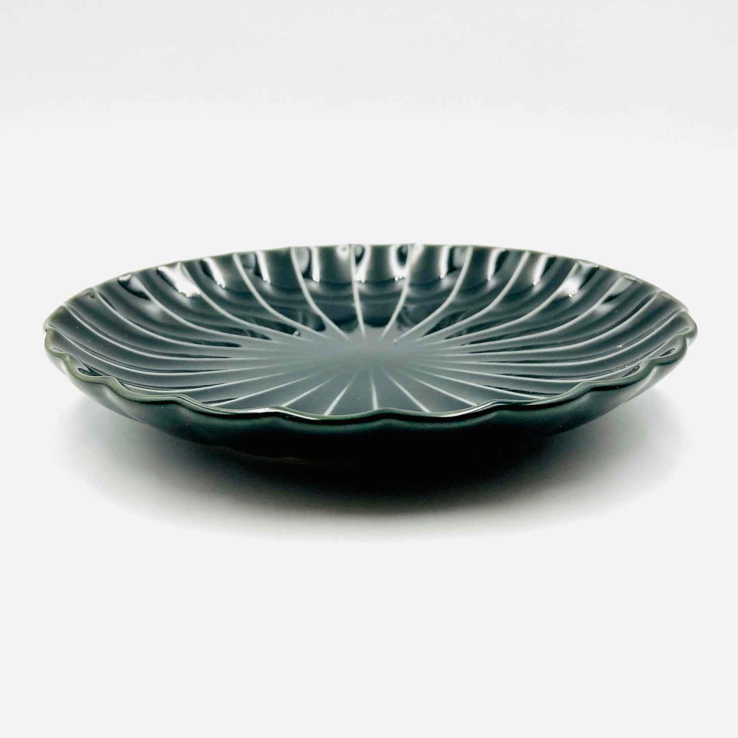 Porzellanplatte GIYAMAN / Keramik / Japan