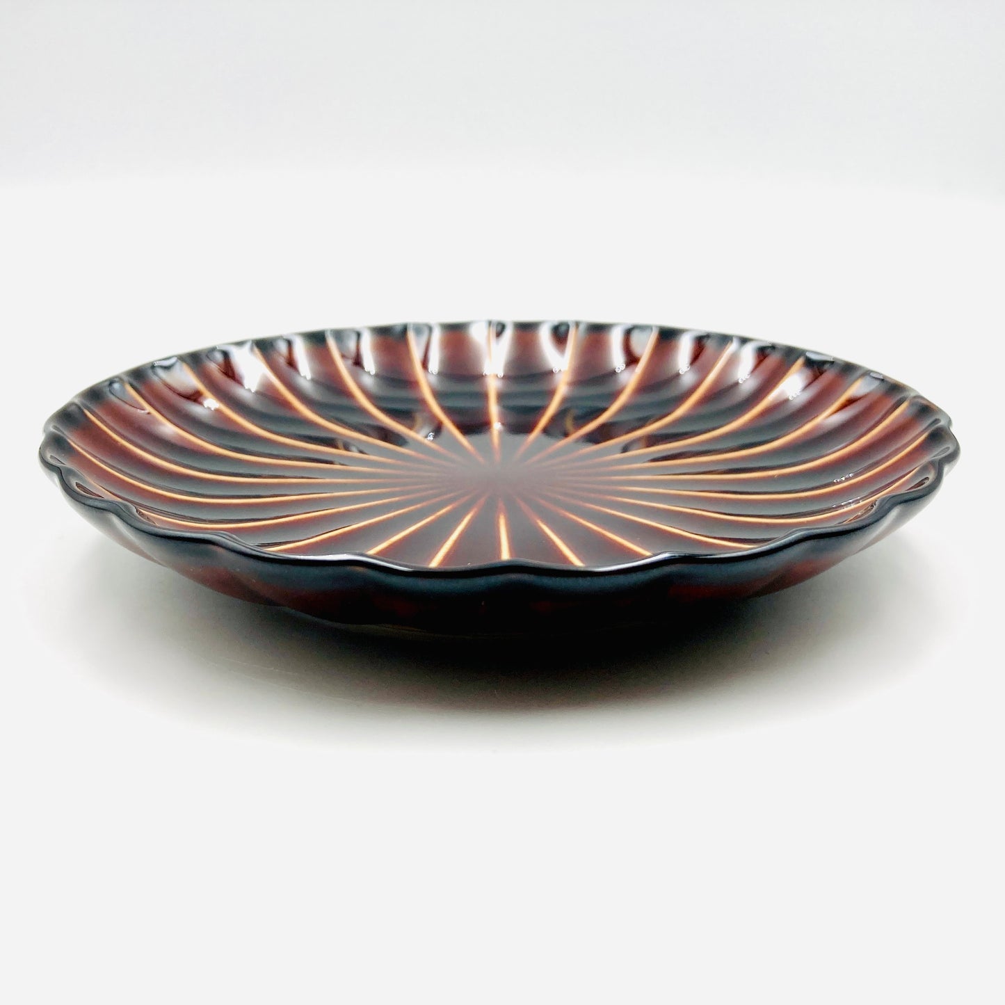 Porzellanplatte GIYAMAN / Keramik / Japan