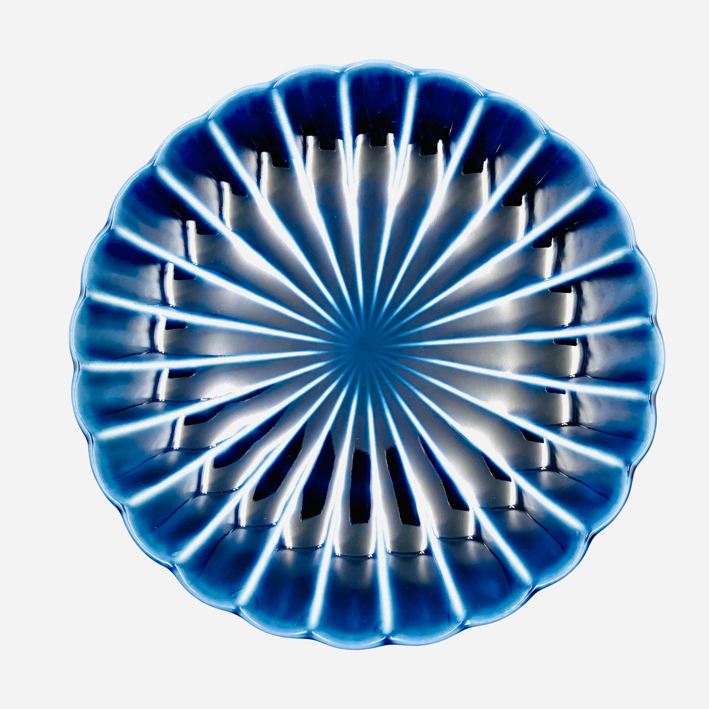 Porzellanplatte GIYAMAN / Keramik / Japan