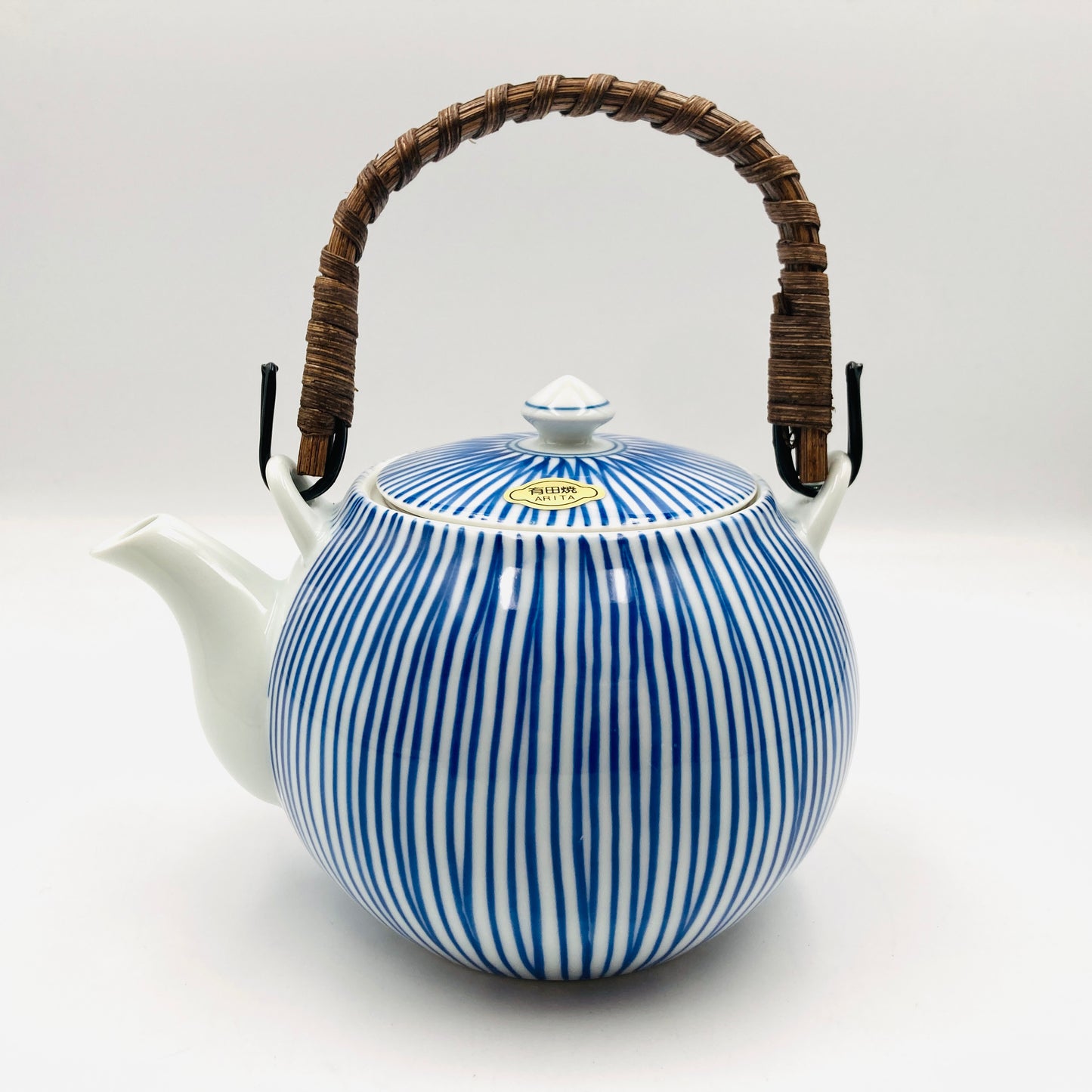 Teekanne Hasami BLUE LINE, handbemalt, Keramik, Japan
