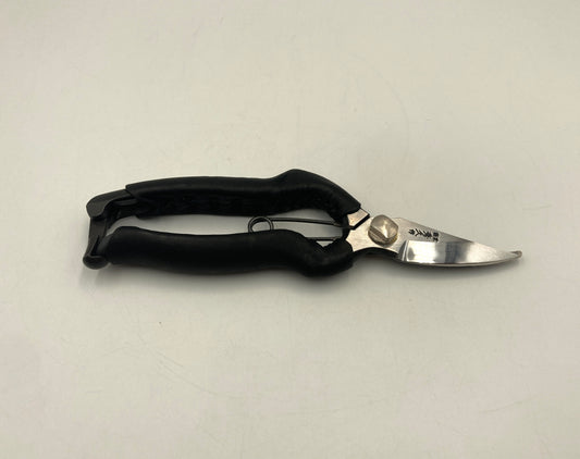 Pflanzenschere, Ledergriff d.braun