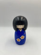 Kokeshi KAIKA (blooming) blue