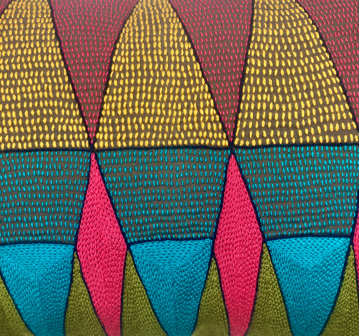 SHANGAAN Polsterbezug Geometric 60x37cm, ohne Füllung