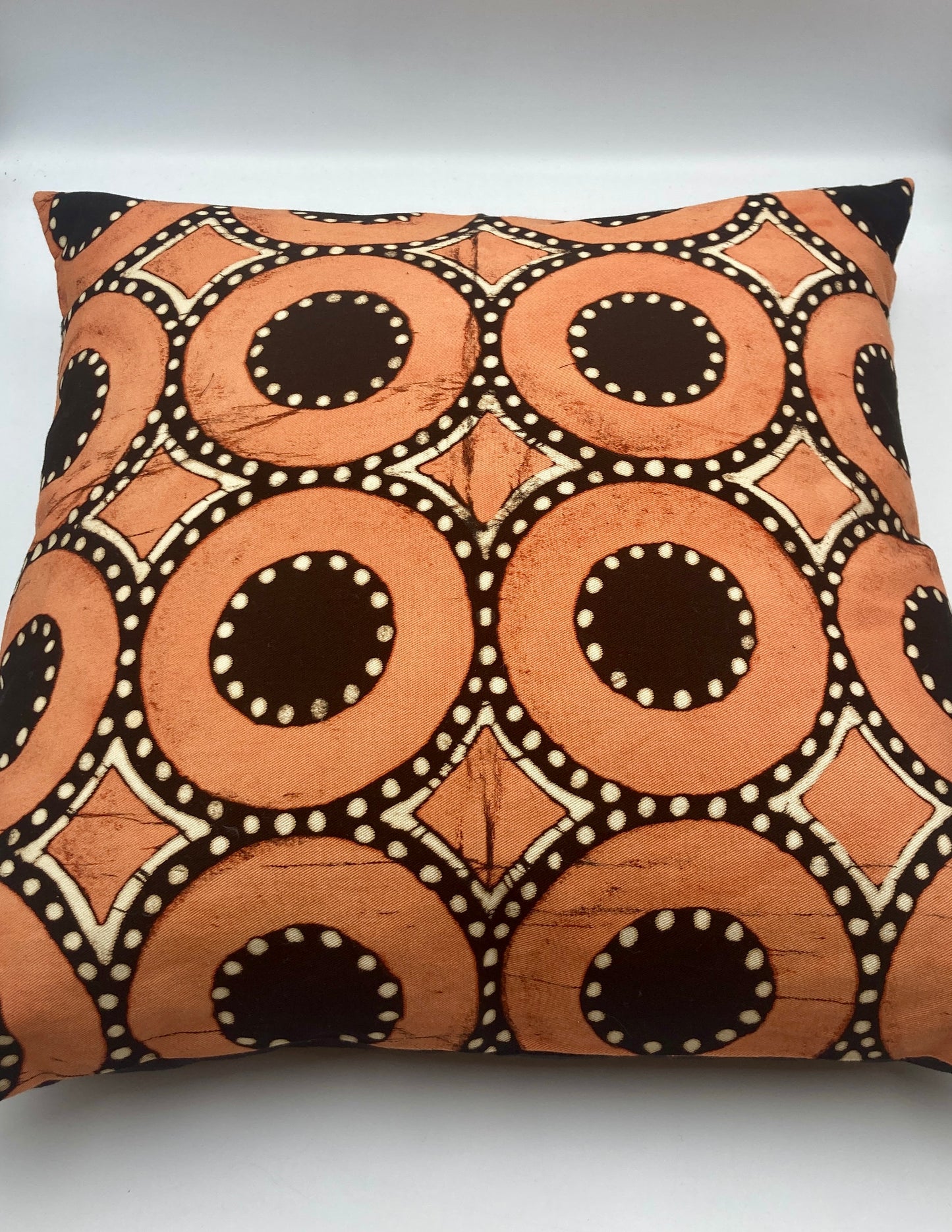 Polster CIRCLE Batik 45x45cm, Handarbeit, ohne Füllung
