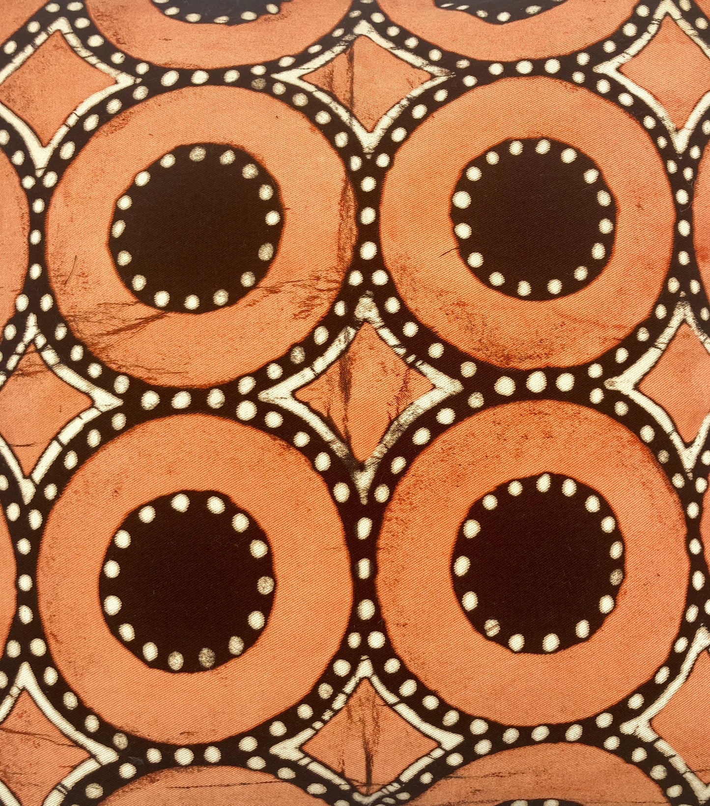 Polster CIRCLE Batik 45x45cm, Handarbeit, ohne Füllung