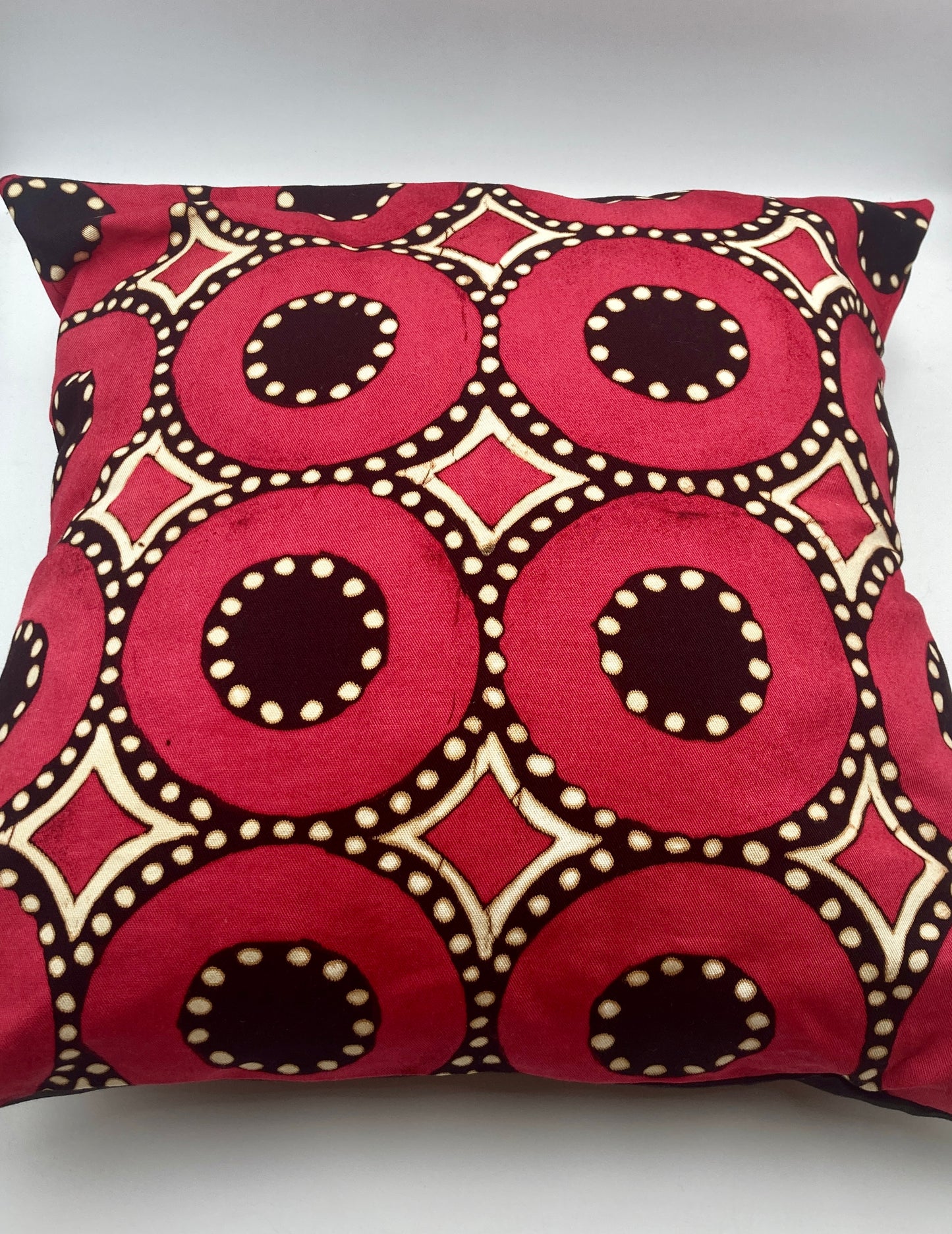 Polster CIRCLE Batik 45x45cm, Handarbeit, ohne Füllung