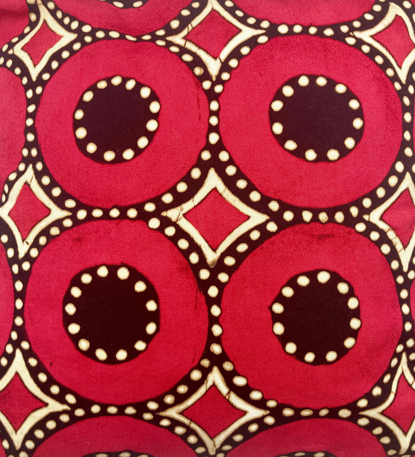 Polster CIRCLE Batik 45x45cm, Handarbeit, ohne Füllung