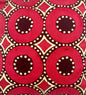 Polster CIRCLE Batik 45x45cm, Handarbeit, ohne Füllung