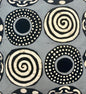 Polster CIRCLE Batik 45x45cm, Handarbeit, ohne Füllung
